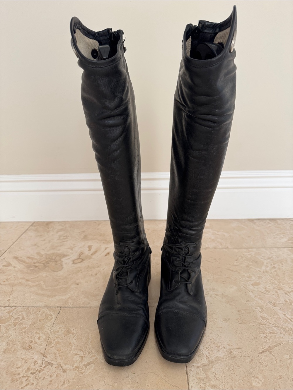 Parlanti Passion Equestrian Black Women’s Tall Boots Sz: 7.5 EU 38